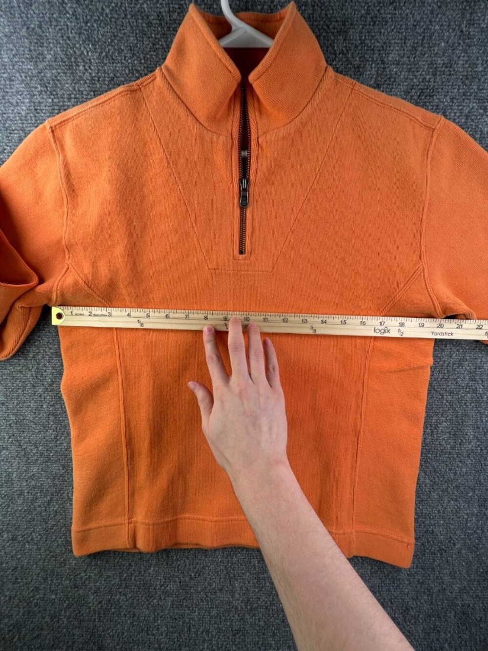 Tommy Bahama 1/4 Zip Sweatshirt Small Long Sleeve Cotton Stretch Adult Pullover - Picture 4 of 10